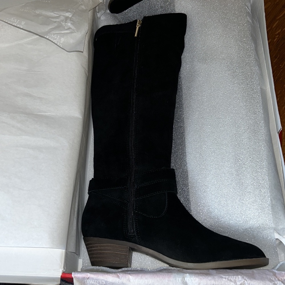 NEW! Crown & Ivy Suede Riding Boots
